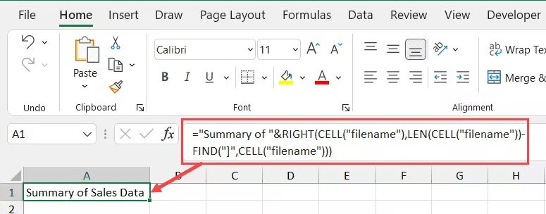 summary-of-right-cell-filename-len-cell-filename-find