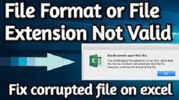 3 WAYS TO FIX “EXCEL CAN NOT OPEN THE FILE ‘Book1.XLSX’ BECAUSE THE FILE FORMAT OR FILE EXTENSION IS NOT VALID” ERROR