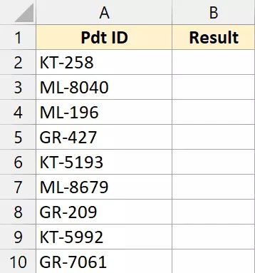 I want to extract only the numbers from the product ids in the dataset below, which are composed of a two-letter code and a number (which means that I want to remove the first three characters from each cell).