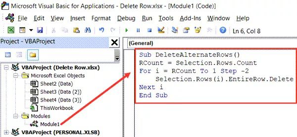 How to Use VBA to Delete an Entire Row in Excel (Examples)