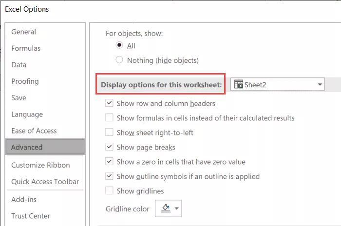 to-access-the-display-choices-for-this-worksheet-area-scroll-down