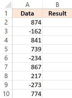 Remove the minus sign from a negative number in Excel
